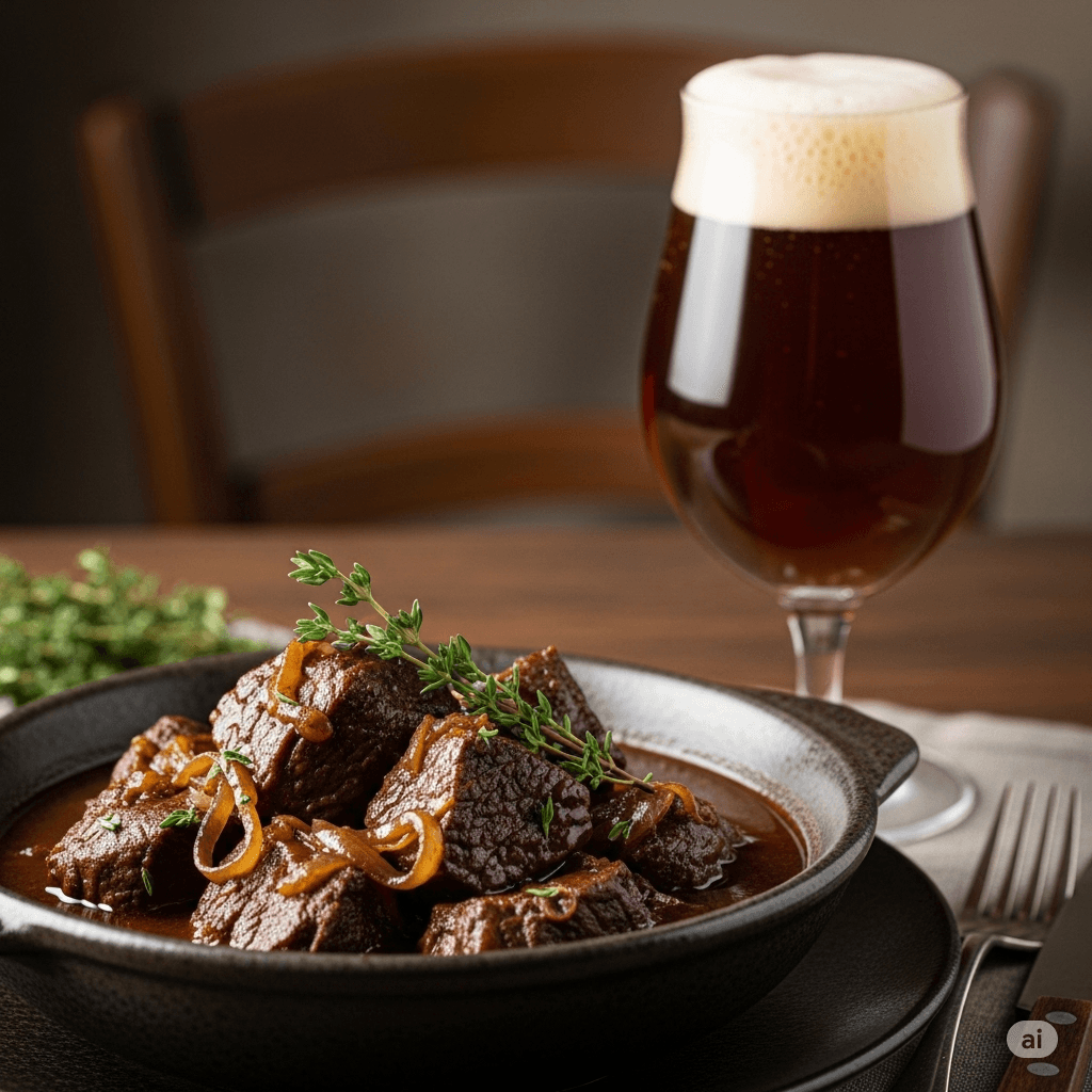 Illustration : Carbonnade flamande, moules-frites, gaufres de Lille et bières artisanales font partie de l’identité culinaire régionale.